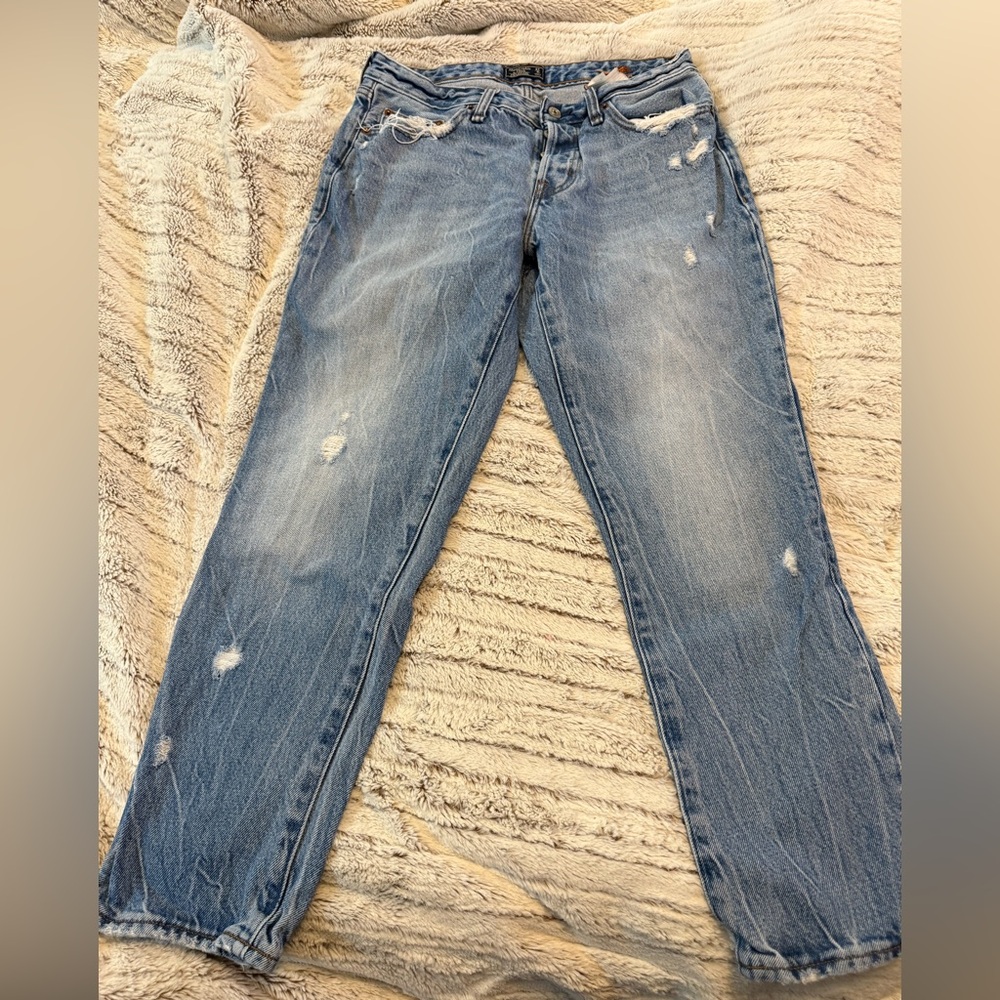 Abercrombie & fitch Distressed Blue Women's Jeans